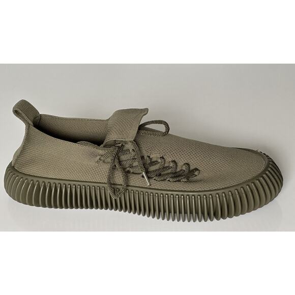 NIB $920 Bottega Veneta Men\'s Tech Knit Stretch Khaki Sneakers 9 US (42) 690112 main image 6